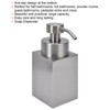 Hand Sanitizer Bottle Silver Large Capacity Non Slip 304 Stainless