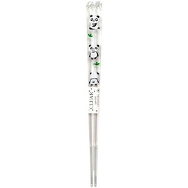 Aoba Kid's 316046 Clear Chopsticks Animal Land Panda, 7.1 inches (18 cm), Dishwasher Safe