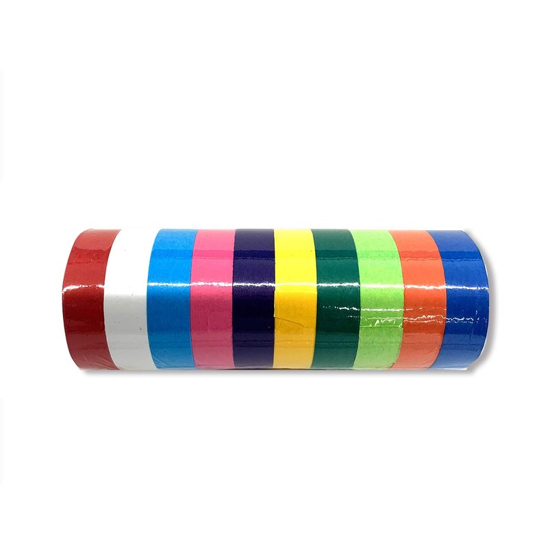 Kasawa Paper Tape, Set of 10 Colors, Approx. Width 0.7