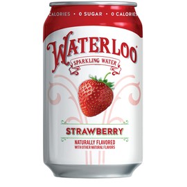 Waterloo Sparkling Water, Strawberry Naturally Flavored, 12 Fl Oz Cans (Pack of 12) – Zero Calories and Zero Sugar or Sweeteners