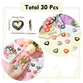 Ipotkitt Jewellery Making Charms Assorted Enamel Gothic Heart Snake Cat Charms for DIY Necklace Bracelet Earring Craft Supplies, Metal, Without gemstones