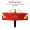 Hole Saw 5 1/2” (140mm) for Wood, HSS Bi-Metal Hole