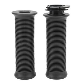 1 Pair 22mm Motorcycle Throttle Handle Comfortable Fit for Scooter GY6 50cc 80cc 125c 150cc Black