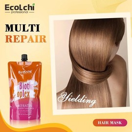 EcoLchi Biotin Oplex Keratin Boosting Hair Repair Mask Deep Conditioning + Oil