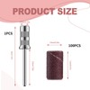 100 PCS 180# Sanding Bands for Nail Drill Polishing Nail
