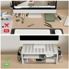 gianotter Monitor Stand Riser, Desk Organizer with Drawer and Pen