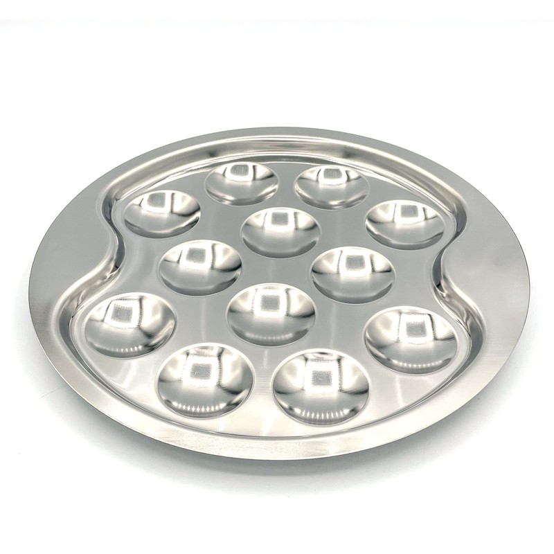 ROGER ORFEVRE Le Thiers Premium Polished Stainless Steel Escargot/Snail Dish