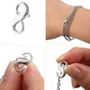Double Opening Lobster Clasp, 925 Sterling Silver, Gold Necklace Bracelet