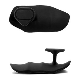 WADY Gym Hand Grips - Non-Slip Rubber Workout Grips for Weight Lifting, Strength Training, Deadlifts & Dumbbell Exercises - Durable Sweat-Resistant Fitness Grips for Men & Women (Black)