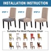 Smarcute Dining Chair Covers Stretch Removable Washable Chair Covers Chair