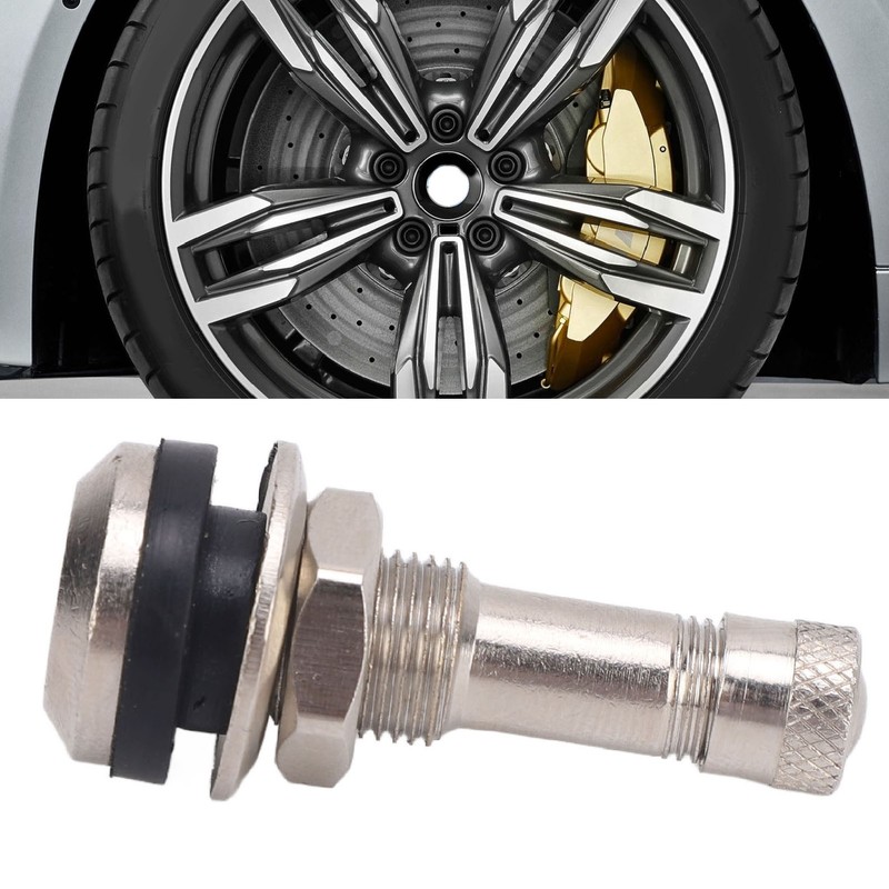 TR416 Tire Valve Stem 1.5 Inch Chrome Plated Clamp In