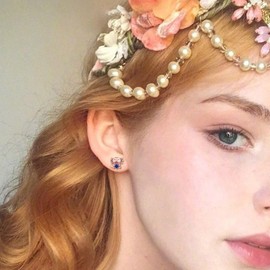 925 Sterling Silver Axolotl Stud Earrings for Women 1-12 Month Birthstone Adorable Axolotl Ear Stud Cute AnimalAxolotl Earrings September Birthday Jewelry Gifts