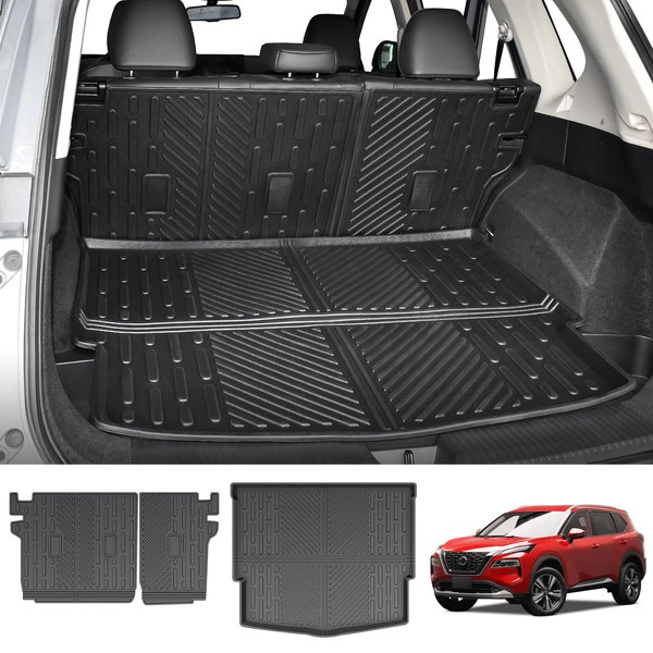 Utiiy Cargo Mat Fit for 2021-2024 Nissan Rogue Cargo Liner