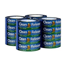 Duck Clean Release Blue Painter's Tape 1.5-Inch (1.41-Inch x 60-Yard), 16 Rolls, 960 Total Yards, 284373