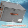 Stemware Storage Cases,Wine Glass Storage Box,with Dividers, Holds 12 Red