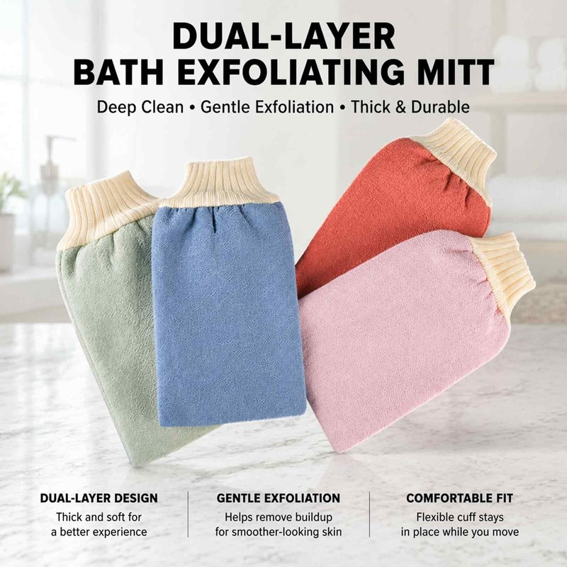 Exfoliating Bath Set - African Net Sponge - Exfoliating Washcloth