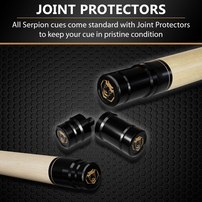 Serpion - Pool Cue Stick 100% Canadian Maple Wood. Professional