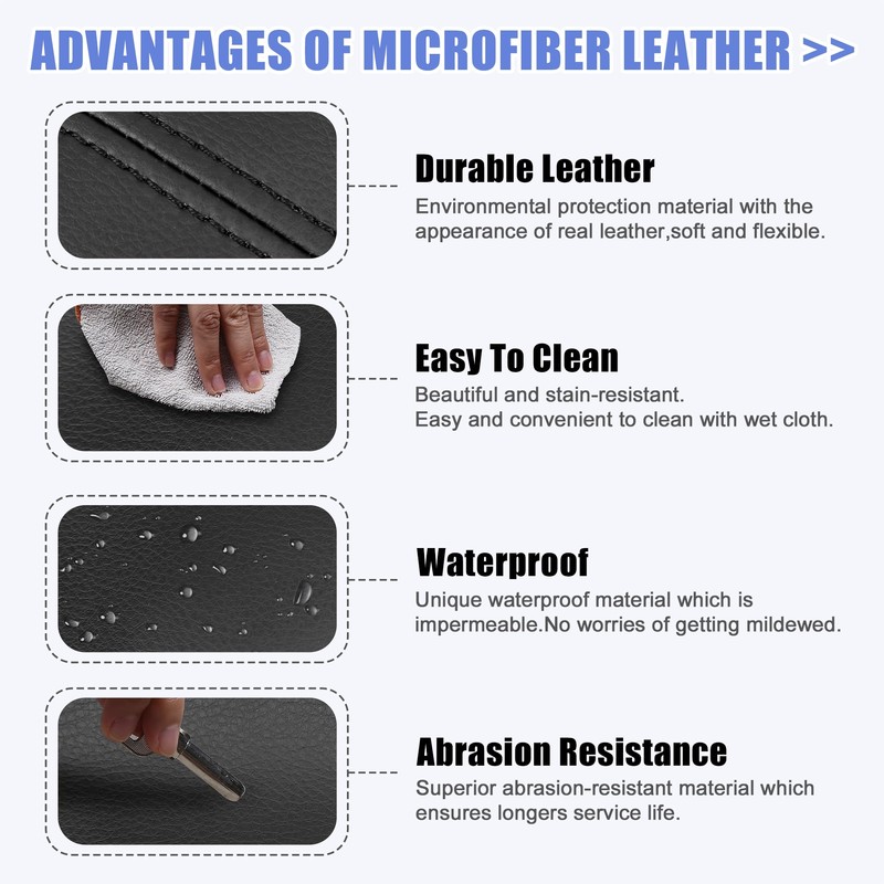 X AUTOHAUX Car Center Console Lid Armrest Seat Box Cover