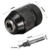 Bestgle 1/2"-20UNF 2-13MM Capacity Impact Keyless Drill Chuck Drilling Adapter