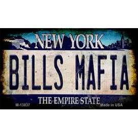 Bills Mafia New York Empire State Refrigerator, Locker Magnet Best United Football Fans of Allen Kincaid Fridge Magnet for Office and Kitchen