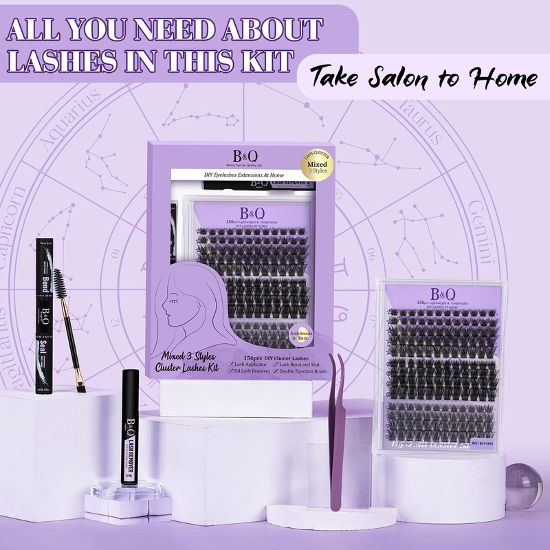 Lash Extension Kit B01+B02+B19 Eyelash Extension Kit B&Q DIY Lash