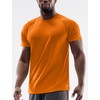 Zengjo Men's Running Shirt Quick Dry Moisture-Wicking Athletic T-Shirt for