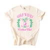 Golf Wives Cocktail Club Shirt for Women Funny Golf Ball