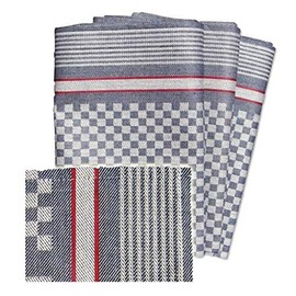 Ross Pot Cloth 3er Set 50 x 100 cm grey/red