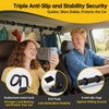 Heavy Duty Car Clothes Hanger Bar 30-64 inches, 4Pcs Additional