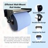 TR Home Solutions TR Home Solutions Blue Roll Holder Wall-Mounted