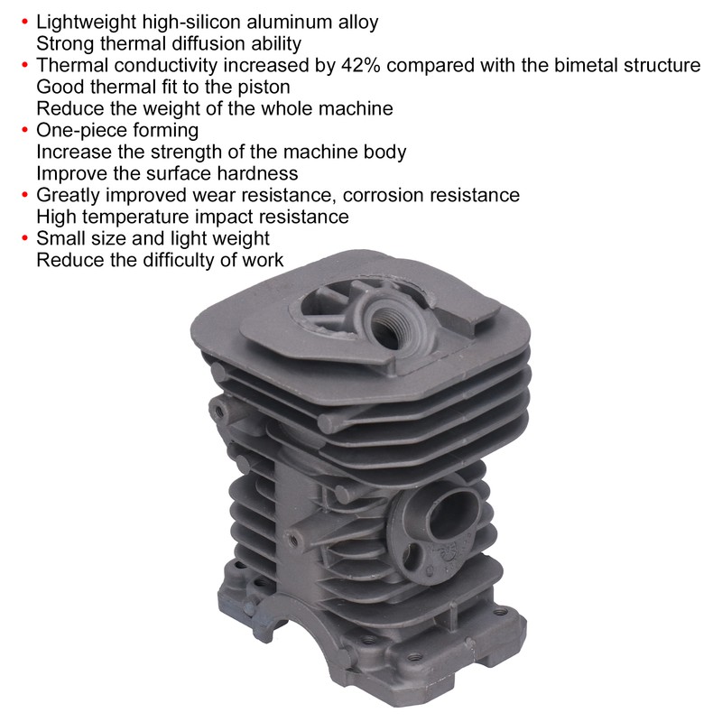 Cylinder Piston Kit Assembly Set for Husqvarna 142 141 137