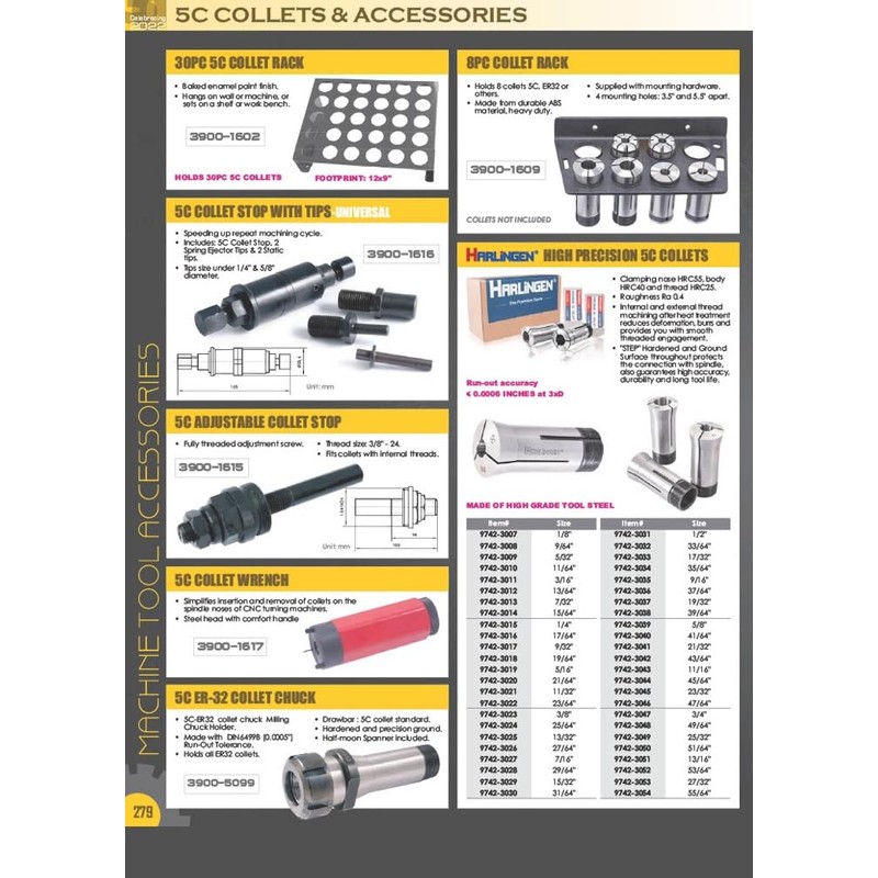 HHIP 3900-1630 5C Expanding Collet, 0.750-1.937"