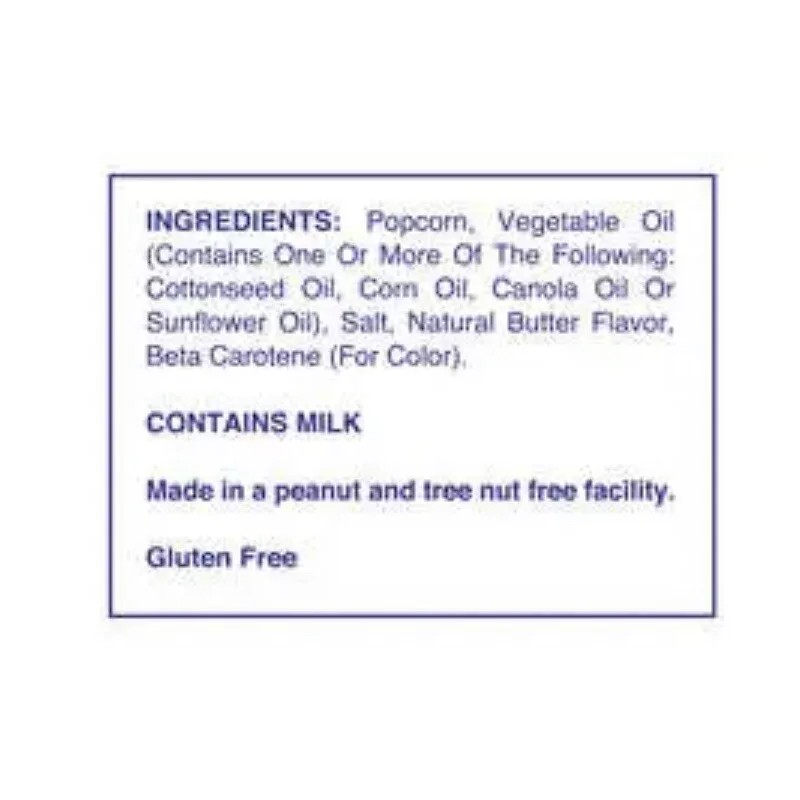 Utz Quality Foods Butter Popcorn Personal size 2.5 Oz