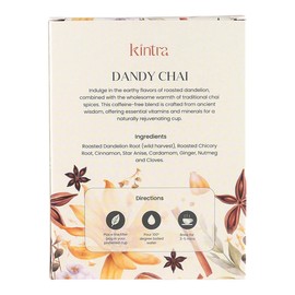 Kintra Foods Dandy Chai Tea, 32 Filter Bags