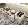 DECOMOMO Large Storage Baskets | Closet Storage Bins 17x12x13inch Canvas