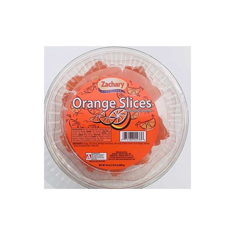 Zachary 24oz Jelly Tubs (Orange Slices)