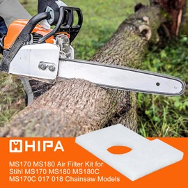 Hipa MS170 MS180 Tune Up Kit Replace for Sthil MS180C MS 170 MS 180 017 018 Chainsaw Air Filter Fuel Line Kit with MS170 Spark Plug Oil Fuel Filter Chainsaw Parts