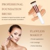 AUAUY Foundation Makeup Brush, High-Density Flat Top Kabuki Makeup Brush,