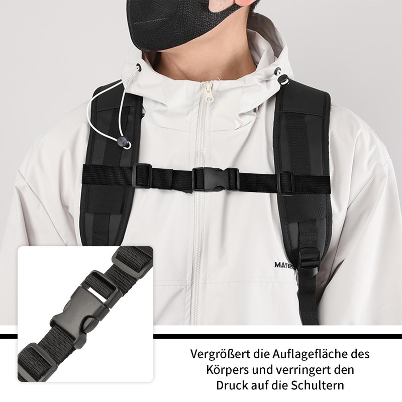 FLEXNOVA Chest Strap Backpack Children, Pack of 4 Step By