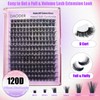 DAODER Mega Volume Fluffy Cluster Eyelash Extensions 120D Thick Lash