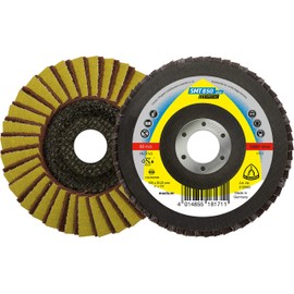 Klingspor 312560 K80"SMT 850 Plus Special" Abrasive Mop Disc, 0 V, Green/Black/Brown, 125 mm