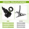 Stroller Mirror, Stroller Accessories Easily Attaches to Most Strollers for