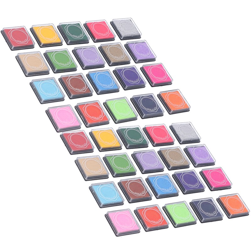 2 Box Stamp Pad 20 Colors NonToxic HandMade Children Finger