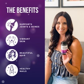 Multi Collagen Peptides Powder for Women - Hydrolyzed Chocolate Collagen Powder for Women with Types I II III V & X Vitamin C & Hyaluronic Acid for Hair Skin and Nails (Chocolate) - 25 Servings