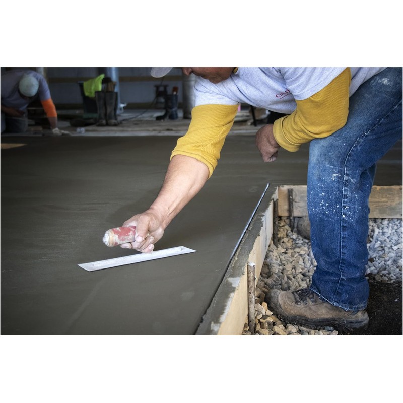 MARSHALLTOWN PermaShape Finishing Trowel, 11 x 4.5 Inch Flat Golden