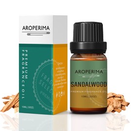 AROPERIMA Sandalwood Fragrance Oil, Premium Grade Scented Oil for Aroma Diffusers, Perfume, Candle and Soap Making - 10ml