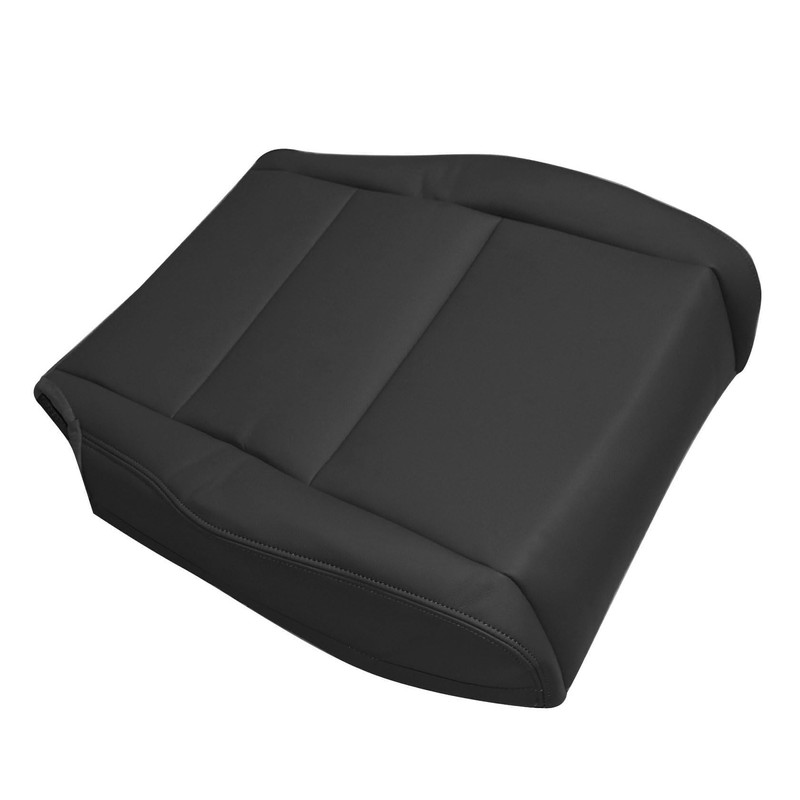 FZJDSD Black Driver Side Bottom Microfiber Leather Seat Cover Compatible