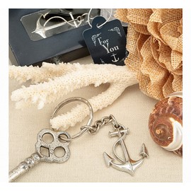 FASHIONCRAFT Ocean Themed Anchor Key Chain Favor