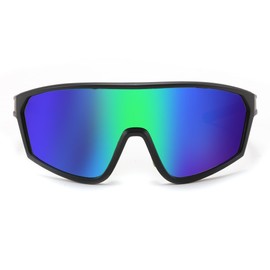 FEISEDY B1125 Sports Sunglasses Polarised Men Women Teenagers Cycling Glasses Mirrored Sports Glasses for Cycling Fishing Driving Running with UV400 Protection