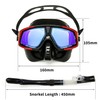 Farsighted Hyperopia +2.0 to +6.0 Scuba Diving Mask with Tempered